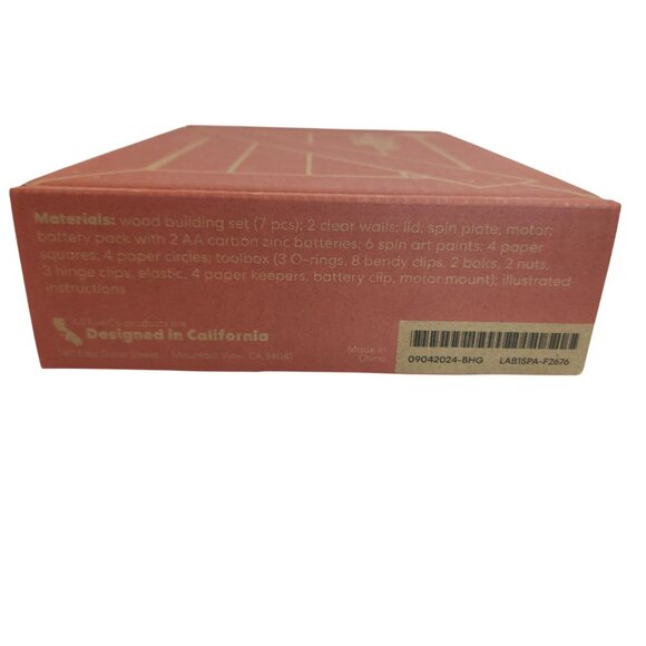 KiwiCo Labs Motorized Spin Art Kit STEM DIY Science Craft Toy for Kids 6+, Creat - Picture 5 of 7